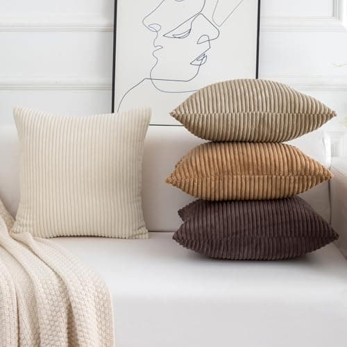 Softalker Kissenbezug 40x40 cm – 2er Set flauschig rosa, Dekokissenbezug für Sofa, Wohnzimmer & Schlafzimmer