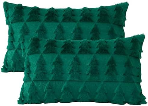Artscope 2er-Set Kissenbezüge (40x40 cm) – weicher Kurzplüsch Wollsamt, Schneeflocke Creme Beige