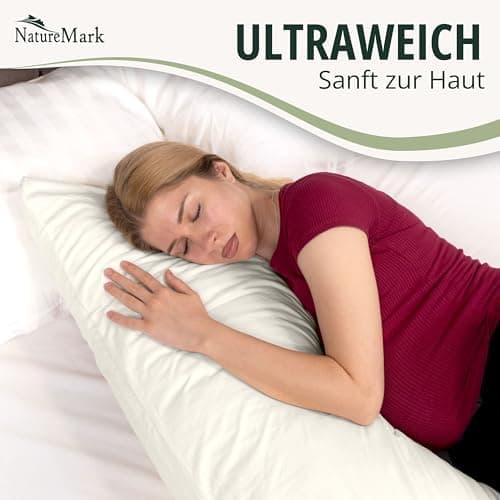 NatureMark Jersey Kissenbezüge – weich & atmungsaktiv, hautfreundlich – 40x40 cm, Anthrazit
