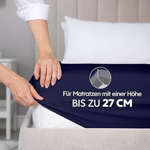 Dreamzie Spannbettlaken 70 x 200 cm – 100% Jersey‑Baumwolle, 150 g/m², OEKO‑TEX® STANDARD 100 – Anthrazit