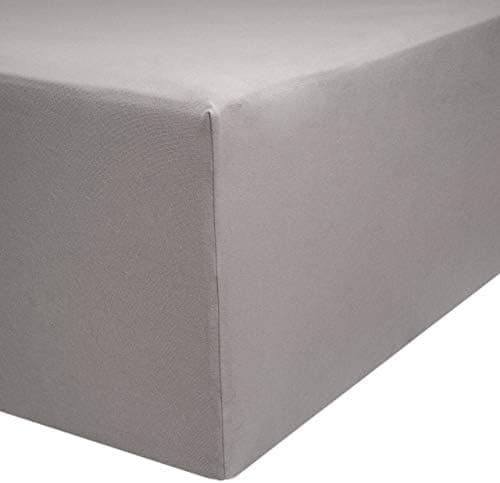 AVANTGARDE Spannbettlaken 180x200–200x220 cm, 40 cm Steg – 100% Jersey-Baumwolle 170 g/m², OEKO-TEX – passend für Boxspr