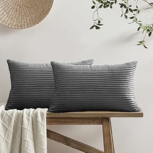 Softalker Kissenbezug 40x40 cm – 2er Set flauschig rosa, Dekokissenbezug für Sofa, Wohnzimmer & Schlafzimmer