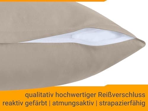 Doppelpack Baumwoll-Kissenbezüge 40 x 15 cm – Navyblau, schlichtes modernes Design