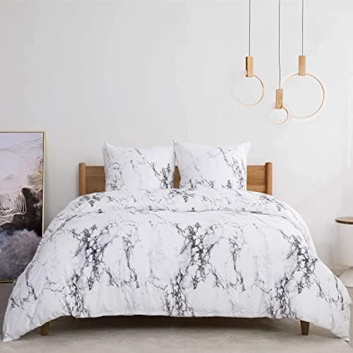 BEDSURE Bettwäsche-Set 135x200 (4-teilig) – Wendebettwäsche OEKO-TEX STANDARD 100 mit Reißverschluss, 2×80x80 Kissenbezü
