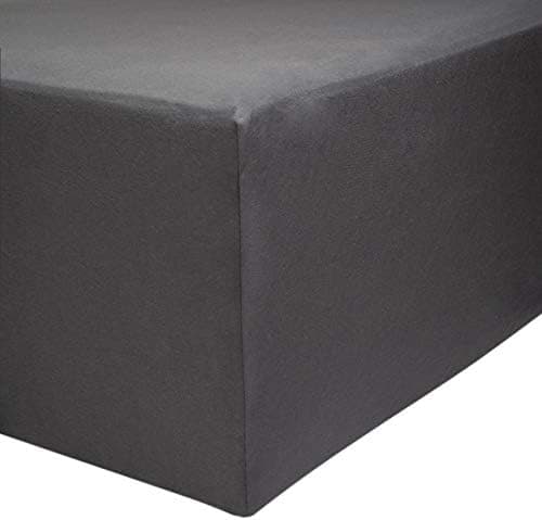 AVANTGARDE Spannbettlaken 180x200–200x220 cm, 40 cm Steg – 100% Jersey-Baumwolle 170 g/m², OEKO-TEX – passend für Boxspr