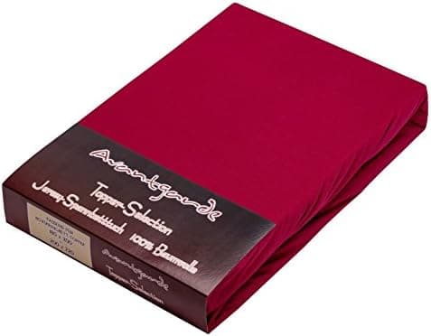 AVANTGARDE Spannbettlaken 180x200–200x220 cm, 40 cm Steg – 100% Jersey-Baumwolle 170 g/m², OEKO-TEX – passend für Boxspr