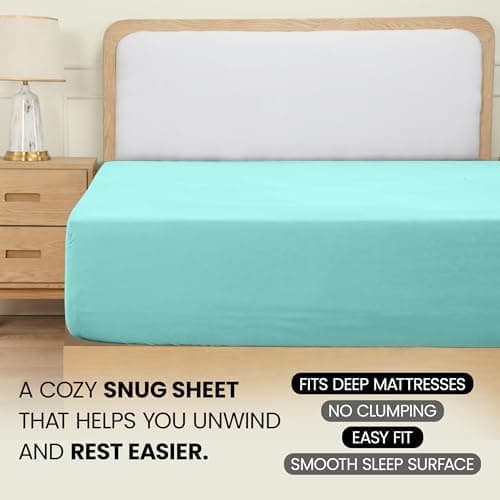 Utopia Bedding Spannbettlaken 180×200 cm – Grau, gebürstete Polyester‑Mikrofaser, OEKO‑TEX zertifiziert