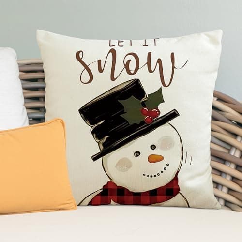 4er Set Kissenbezüge Weihnachten 40×80 cm – festliche Kissenhüllen für Sofa & Wohnzimmer