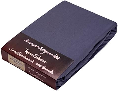 AVANTGARDE Spannbettlaken 180x200–200x220 cm, 40 cm Steg – 100% Jersey-Baumwolle 170 g/m², OEKO-TEX – passend für Boxspr