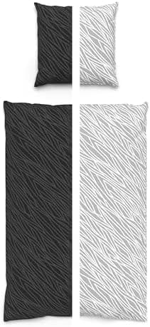 LARAWELL Bettwäsche-Set 135x200 Baumwolle