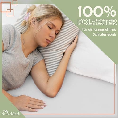 NatureMark Mikrofaser-Spannbettlaken 90x200–100x200 cm, türkis