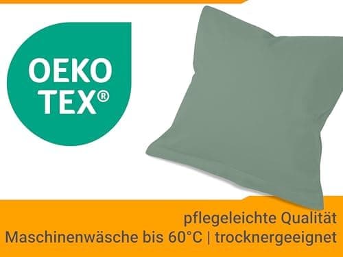 Doppelpack Baumwoll-Kissenbezüge 40 x 15 cm – Navyblau, schlichtes modernes Design
