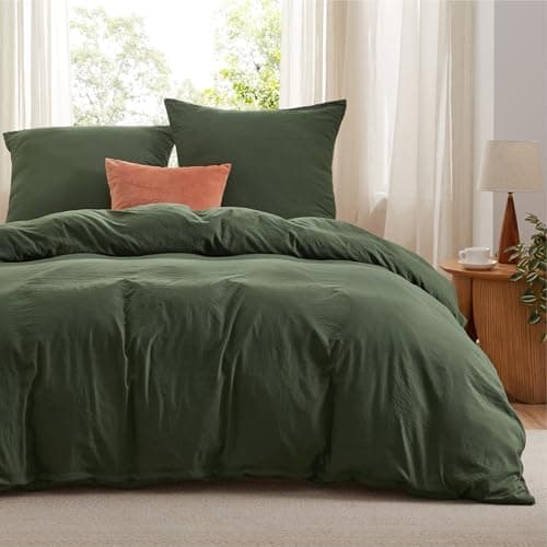 BEDSURE Bettwäsche 135x200 4‑teilig – Weiches Baumwoll‑Feeling Bettwäsche‑Set 135 x 200 cm, inkl. 2 Kissenbezüge 80x80,