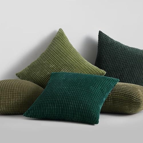 Topfinel Kissenbezüge 40x40 cm 4er-Set Rosa – Cord-Optik, flauschig, GRS‑zertifiziert