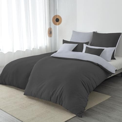 Kissenbezug 40x80 cm 2er Set – 100% Mikrofaser Beige, weich & bügelfrei mit Reißverschluss