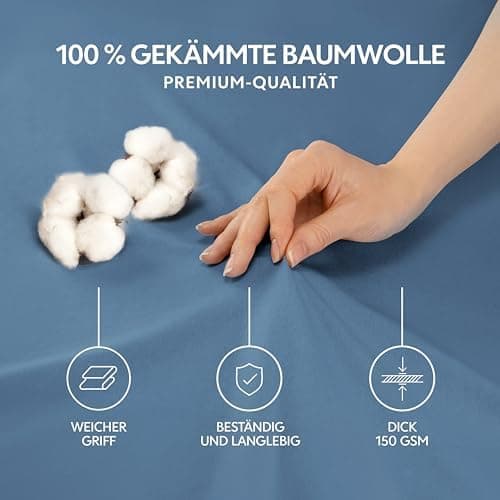 Dreamzie Spannbettlaken 70 x 200 cm – 100% Jersey‑Baumwolle, 150 g/m², OEKO‑TEX® STANDARD 100 – Anthrazit