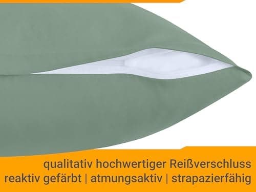 Doppelpack Baumwoll-Kissenbezüge 40 x 15 cm – Navyblau, schlichtes modernes Design