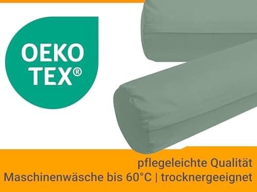 Doppelpack Baumwoll-Kissenbezüge 40 x 15 cm – Navyblau, schlichtes modernes Design