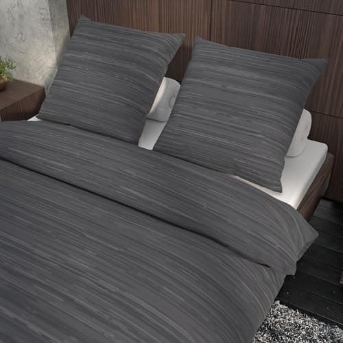 LARAWELL Bettwäsche-Set 135x200 Baumwolle