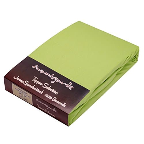 AVANTGARDE Spannbettlaken 180x200–200x220 cm, 40 cm Steg – 100% Jersey-Baumwolle 170 g/m², OEKO-TEX – passend für Boxspr