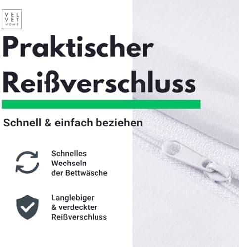 Bettwäsche 155x220 Baumwolle Jeans Blau – 2-teilig mit Reißverschluss, Bettbezug 155x220 + Kissenbezug 80x80
