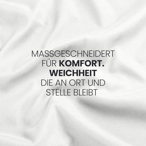 Utopia Bedding Spannbettlaken 180×200 cm – Grau, gebürstete Polyester‑Mikrofaser, OEKO‑TEX zertifiziert