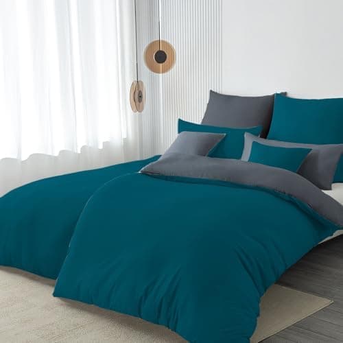 Kissenbezug 40x80 cm 2er Set – 100% Mikrofaser Beige, weich & bügelfrei mit Reißverschluss