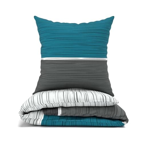 LARAWELL Bettwäsche-Set 135x200 Baumwolle