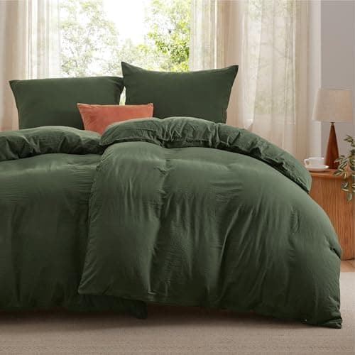 BEDSURE Bettwäsche 135x200 4‑teilig – Weiches Baumwoll‑Feeling Bettwäsche‑Set 135 x 200 cm, inkl. 2 Kissenbezüge 80x80,