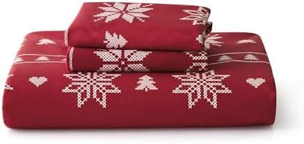 BEDSURE Bettwäsche-Set 135x200 (4-teilig) – Wendebettwäsche OEKO-TEX STANDARD 100 mit Reißverschluss, 2×80x80 Kissenbezü