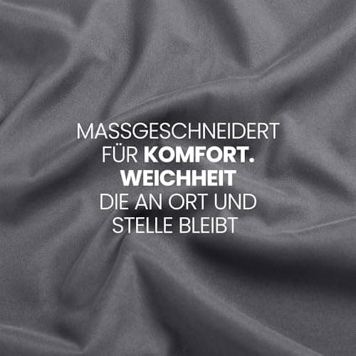 Utopia Bedding Spannbettlaken 180×200 cm – Grau, gebürstete Polyester‑Mikrofaser, OEKO‑TEX zertifiziert