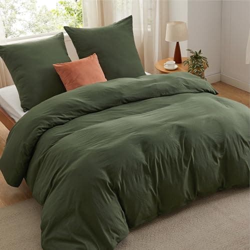 BEDSURE Bettwäsche 135x200 4‑teilig – Weiches Baumwoll‑Feeling Bettwäsche‑Set 135 x 200 cm, inkl. 2 Kissenbezüge 80x80,