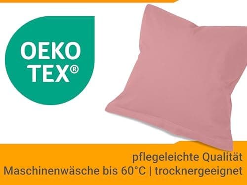 Doppelpack Baumwoll-Kissenbezüge 40 x 15 cm – Navyblau, schlichtes modernes Design