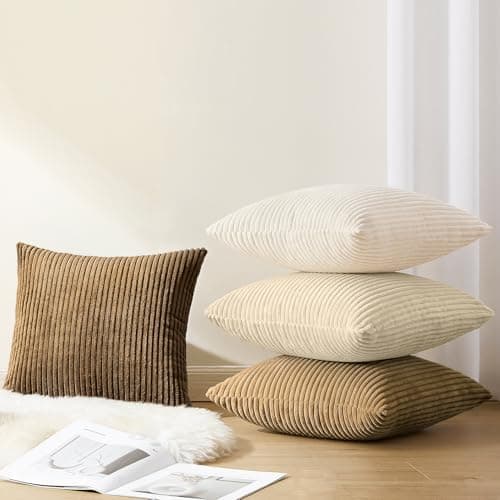 Softalker Kissenbezug 40x40 cm – 2er Set flauschig rosa, Dekokissenbezug für Sofa, Wohnzimmer & Schlafzimmer