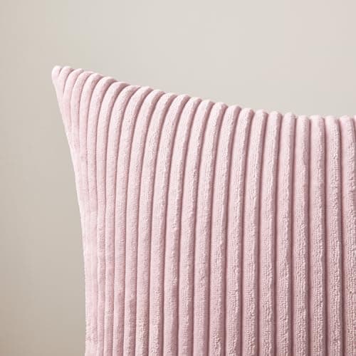 Softalker Kissenbezug 40x40 cm – 2er Set flauschig rosa, Dekokissenbezug für Sofa, Wohnzimmer & Schlafzimmer