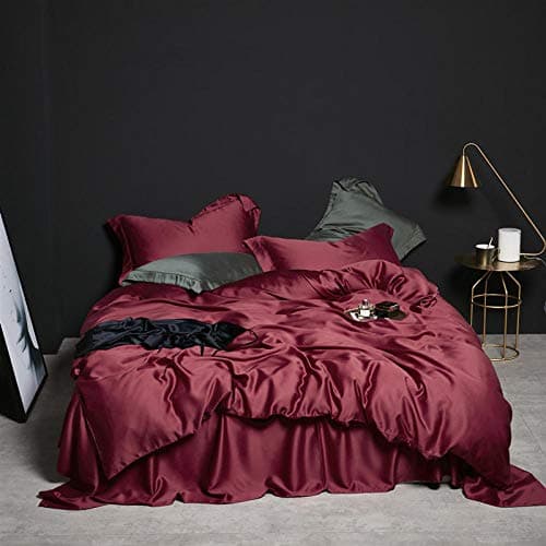 Tencel Bettwäsche-Set, 4-teilig (200×200 cm) – seidenweich & atmungsaktiv, Matcha Grün