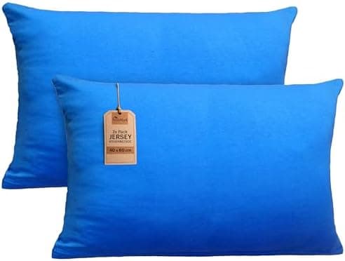 NatureMark Jersey Kissenbezüge – weich & atmungsaktiv, hautfreundlich – 40x40 cm, Anthrazit