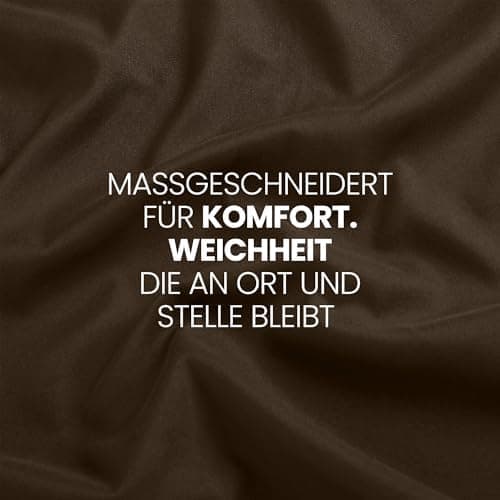 Utopia Bedding Spannbettlaken 180×200 cm – Grau, gebürstete Polyester‑Mikrofaser, OEKO‑TEX zertifiziert