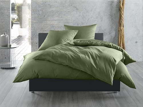 Bettwäsche Mako‑Satin (Baumwollsatin) 140 x 200 cm – OEKO‑TEX STANDARD 100