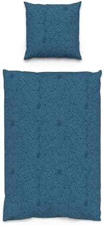 LARAWELL Bettwäsche-Set 135x200 Baumwolle