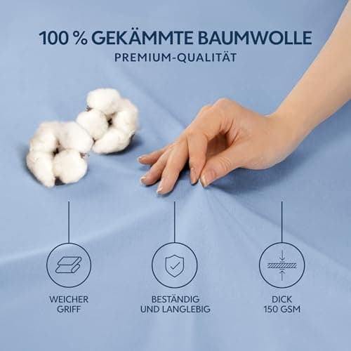 Dreamzie Spannbettlaken 70 x 200 cm – 100% Jersey‑Baumwolle, 150 g/m², OEKO‑TEX® STANDARD 100 – Anthrazit