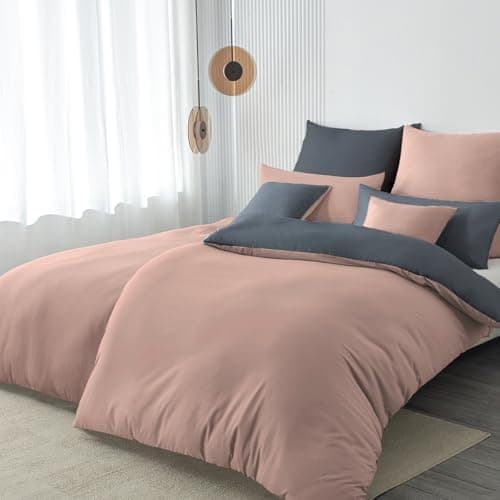 Kissenbezug 40x80 cm 2er Set – 100% Mikrofaser Beige, weich & bügelfrei mit Reißverschluss