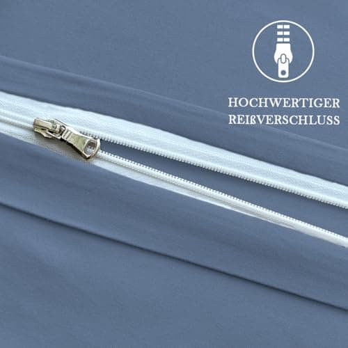 Kissenbezug 40x80 cm 2er Set – 100% Mikrofaser Beige, weich & bügelfrei mit Reißverschluss