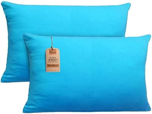 NatureMark Jersey Kissenbezüge – weich & atmungsaktiv, hautfreundlich – 40x40 cm, Anthrazit