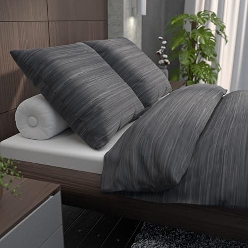 LARAWELL Bettwäsche-Set 135x200 Baumwolle