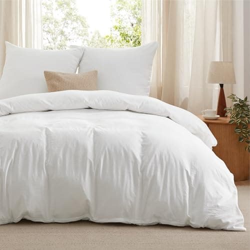 BEDSURE Bettwäsche 135x200 4‑teilig – Weiches Baumwoll‑Feeling Bettwäsche‑Set 135 x 200 cm, inkl. 2 Kissenbezüge 80x80,