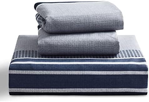 BEDSURE Bettwäsche-Set 135x200 (4-teilig) – Wendebettwäsche OEKO-TEX STANDARD 100 mit Reißverschluss, 2×80x80 Kissenbezü