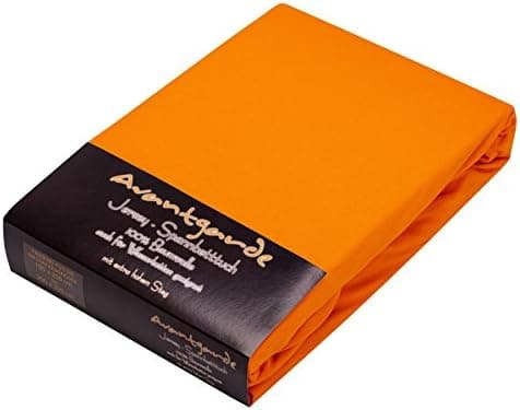 AVANTGARDE Spannbettlaken 180x200–200x220 cm, 40 cm Steg – 100% Jersey-Baumwolle 170 g/m², OEKO-TEX – passend für Boxspr