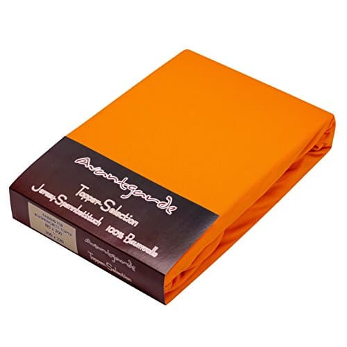 AVANTGARDE Spannbettlaken 180x200–200x220 cm, 40 cm Steg – 100% Jersey-Baumwolle 170 g/m², OEKO-TEX – passend für Boxspr