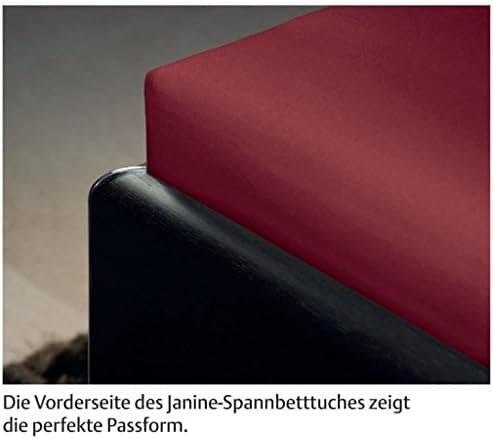 Janine Spannbettlaken Mako-Feinjersey Classic Jersey für Matratzen 180–200 x 200 cm